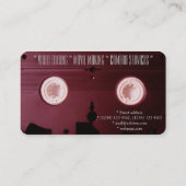 videoband voor VHS-cassettes Visitekaartje (Achterkant)