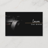Videoblogger Visitekaartje (Voorkant)