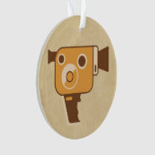 Videocamera filmmaker ornament (voorkant)