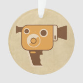 Videocamera filmmaker ornament (voorkant)