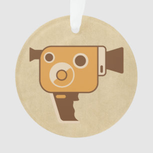 Videocamera filmmaker ornament