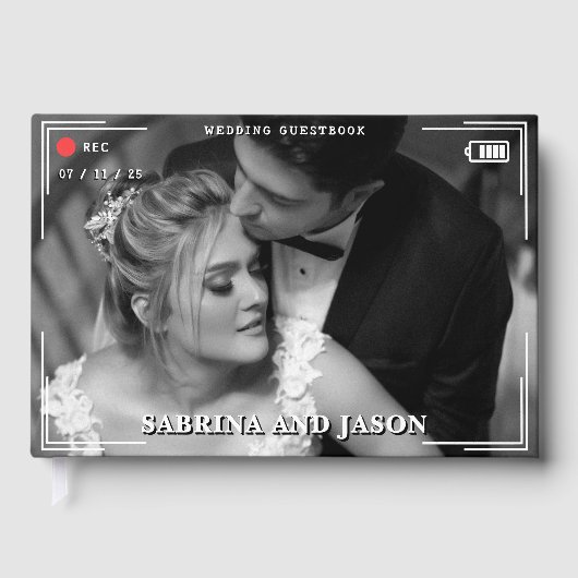 Videocamera Fotobruiloft Gastenboek (Voorkant)
