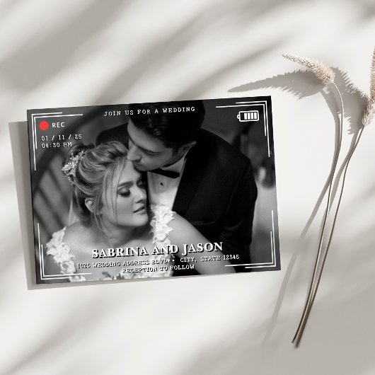 Videocamera Fotobruiloft Kaart