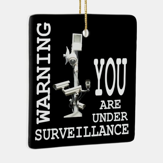 Videocamera's voor surveillance keramisch ornament (Rechts)