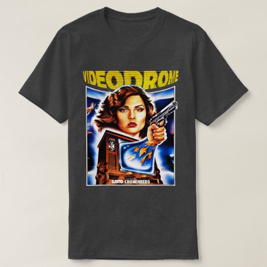 VIDEODROME 1983 Poster T-shirt (Design voorkant)