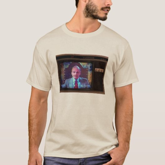 Videodrome Cronenberg Brian Oblivion T-shirt (Voorkant)