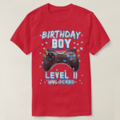 Videogame 11th Birthday Gamer Boys - Level 11 Unl T-shirt (Design voorkant)