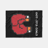 Videogame 90s 45s Codes Grappig cadeau Fleece Deken (Voorkant (Horizontaal))