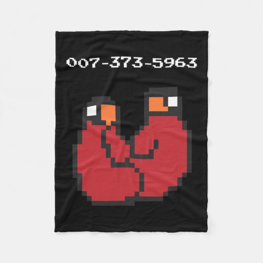 Videogame 90s 45s Codes Grappig cadeau Fleece Deken (Voorkant)