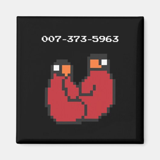 Videogame 90s 45s Codes Grappig cadeau Magneet (Voorkant)