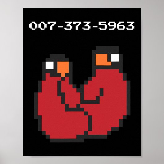 Videogame 90s 45s Codes Grappig cadeau Poster (Voorkant)