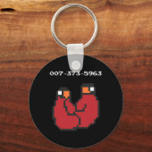 Videogame 90s 45s Codes Grappig cadeau Sleutelhanger (Voorkant)