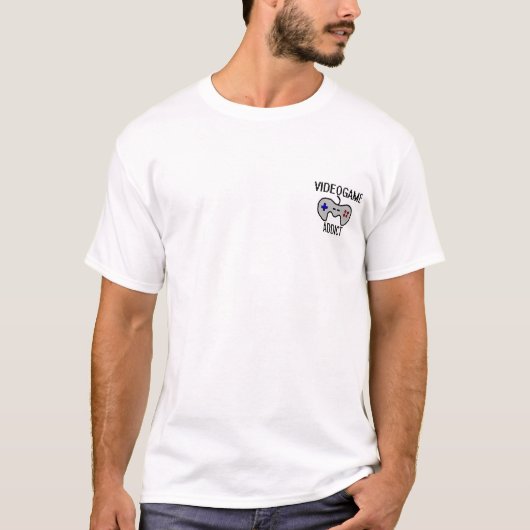 Videogame Addict T-shirt (Voorkant)