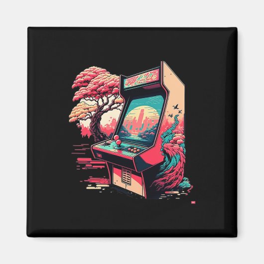 Videogame-arcade Magneet (Voorkant)