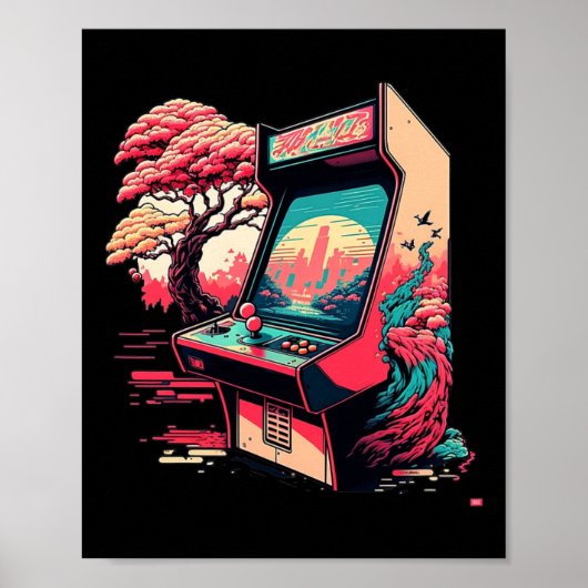 Videogame-arcade Poster (Voorkant)
