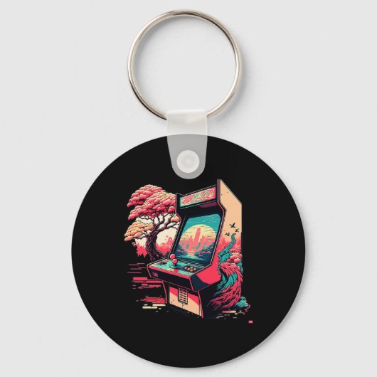 Videogame-arcade Sleutelhanger (Voorkant)