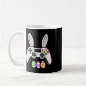 Videogame Bunny Eggs Controller Paasdag Gaming Koffiemok (Links)