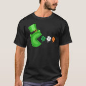 Videogame Clovers St Patricks Day Gamer Kinder boy T-shirt (Voorkant)