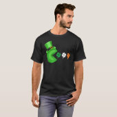 Videogame Clovers St Patricks Day Gamer Kinder boy T-shirt (Voorkant volledig)