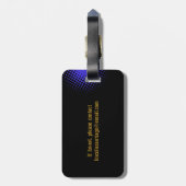 Videogame-controller Bagagelabel (Achterkant verticaal)