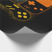 Videogame-controller Cadeaupapier (Hoek)