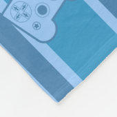 Videogame-controller Fleece Deken (Hoek)