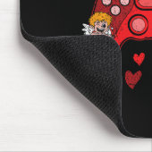 Videogame-controller Hart Valentijnsdag Schattig G Muismat (Hoek)