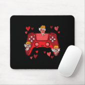 Videogame-controller Hart Valentijnsdag Schattig G Muismat (Met muis)