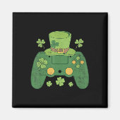 Videogame Controller Irish Gamer Boys Happy St Pa Magneet (Voorkant)