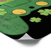 Videogame Controller Irish Gamer Boys Happy St Pa Poster (Hoek)