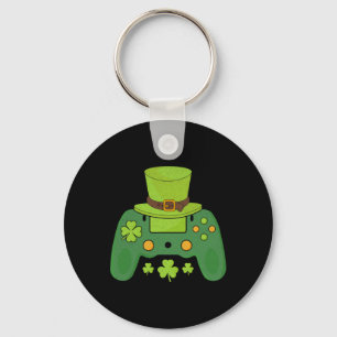 Videogame Controller Irish Gamer Boys Happy St Pa Sleutelhanger