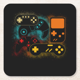 Videogame-controller Kartonnen Onderzetters