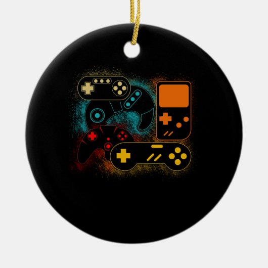 Videogame-controller Keramisch Ornament (Voorkant)
