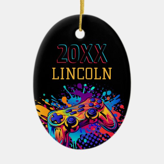 Videogame-controller Keramisch Ornament (Voorkant)