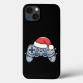 Videogame Controller Kerst Santa Hoed Gamer Case-Mate iPhone Case (Achterkant)