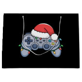 Videogame Controller Kerstman Kerstmuts Gamer Groot Cadeauzakje (Voorkant)