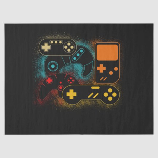 Videogame-controller Tissuepapier (Voorkant)