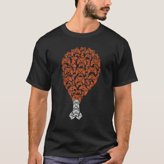 Videogame Controller Turkse Been Thanksgiving Gami T-shirt (Voorkant)