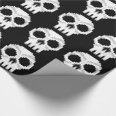 Videogame Death Skull - Pixel Art Cadeaupapier (Hoek)