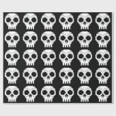 Videogame Death Skull - Pixel Art Cadeaupapier (Vlak)