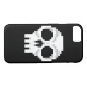 Videogame Death Skull - Pixel Art Case-Mate iPhone Case (Achterkant (Horizontaal))