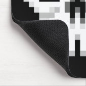 Videogame Death Skull - Pixel Art Muismat (Hoek)