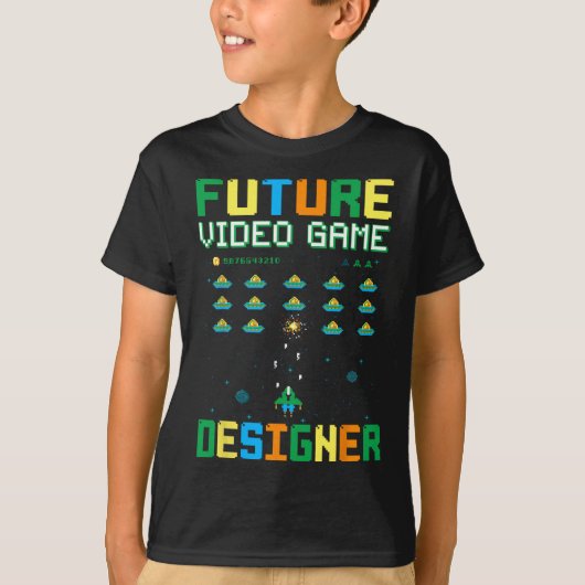 Videogame Designer voor kinderen1 T-shirt (Voorkant)