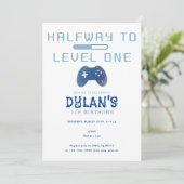 Videogame Halfweg naar Level One 6 maanden verjaar Kaart (Staand voorkant)