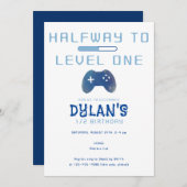 Videogame Halfweg naar Level One 6 maanden verjaar Kaart (Voorkant / Achterkant)