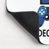 Videogame Ik ben bezig met het spelen van videogam Muismat (Hoek)