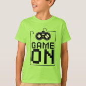 Videogame ingeschakeld t-shirt (Voorkant)