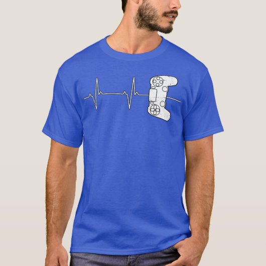 Videogame Liefhebber Hartslag T-shirt (Voorkant)