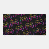 Videogame Niveau Omhoog Gamer Neon Bureaumat (Voorkant)