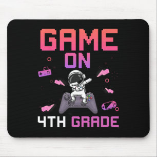 Videogame op 4e klas gamer CK naar school eerste D Muismat